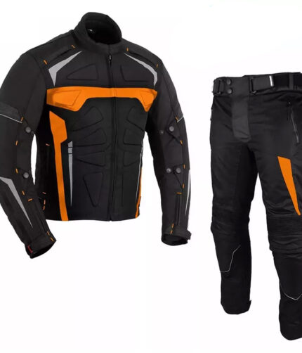 2-Piece Cordura/Textiles Motorbike Suit with Protectors Waterproof Breathable Touring Jacket Pants Motocross Racing Suit 2023 (Copy)