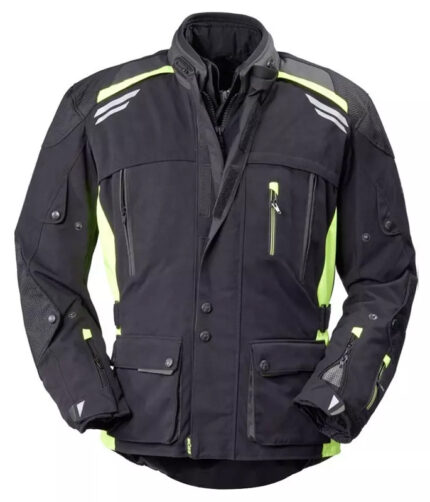 Long Waterproof Breathable Jacket Top-Quality Material Armored Motorbike Cordura Textile Jacket