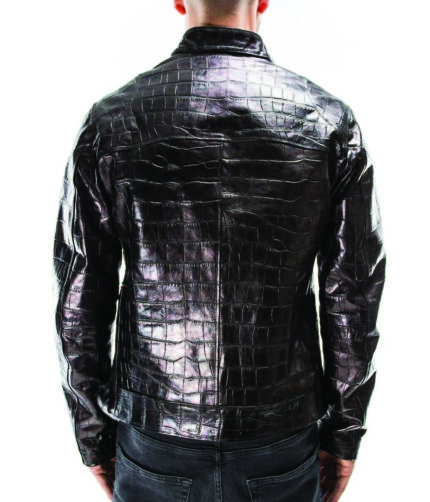 Men's Black Racer Biker Jacket Motorcycle PU Leather Jacket Cool Zipper Pockets Fashion Coats