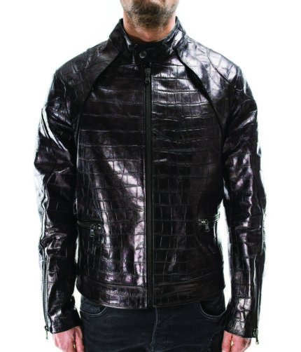 Men's Black Racer Biker Jacket Motorcycle PU Leather Jacket Cool Zipper Pockets Fashion Coats