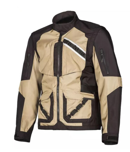 Long Skin & Black Waterproof Breathable Jacket Top-Quality Material Armored Motorbike Cordura Textile Jacket