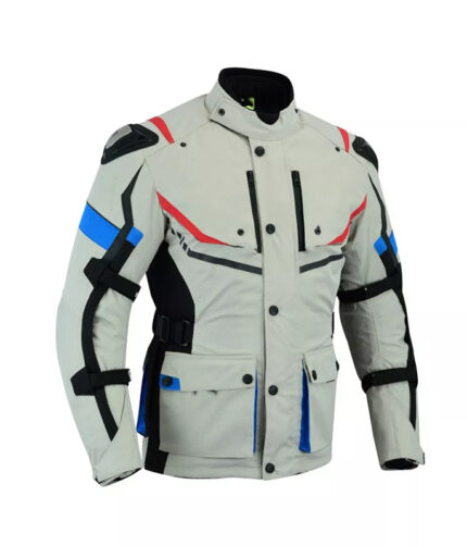 Long New Style Waterproof Breathable Jacket Top-Quality Material Armored Motorbike Cordura Textile Jacket